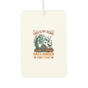 Is Scary Halloween Costume Tombstone Pumpkins Moon Air Freshener