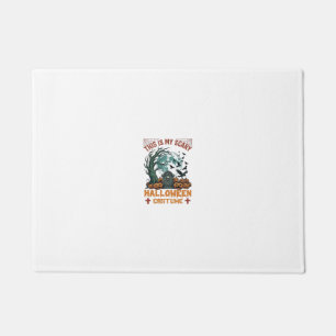 Is Scary Halloween Costume Tombstone Pumpkins Moon Doormat