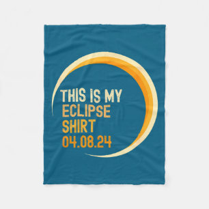 Is Shirt Eclipse Usa Total Solar Eclipse Fleece Blanket