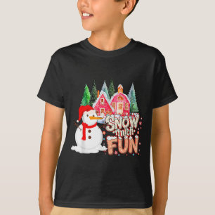 Is Snow Much Fun Winter Christmas Teacher Holiday  T-Shirt
