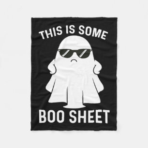 Is Some Boo Ghost Halloween Costume Men Women Fleece Blanket