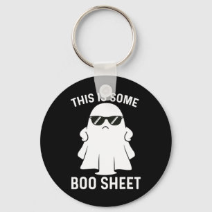 Is Some Boo Ghost Halloween Costume Men Women  Keychain