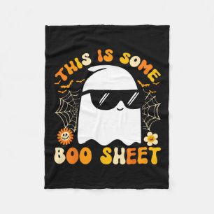 Is Some Boo Sheet Halloween Ghost Funny Cool Men W Fleece Blanket