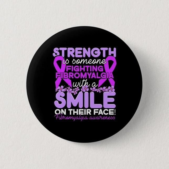 Is Someone Fighting Fibromyalgia For Women  2 Inch Round Button (Front)