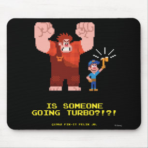 Is Someone Going Turbo Mouse Pad