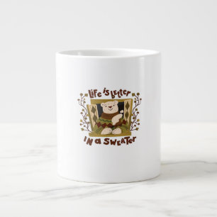 Is Sweater! Autumn It’s Fall Y’all Large Coffee Mug