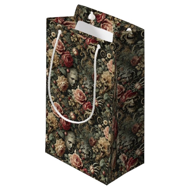 Is That All There Is – Gothic Victorian Small Gift Bag (Front Angled)