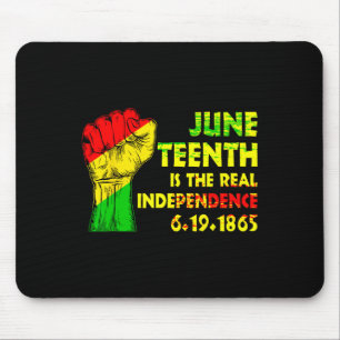 Is The Real Independence Day 1865 Freedom Pride 1 Mouse Pad