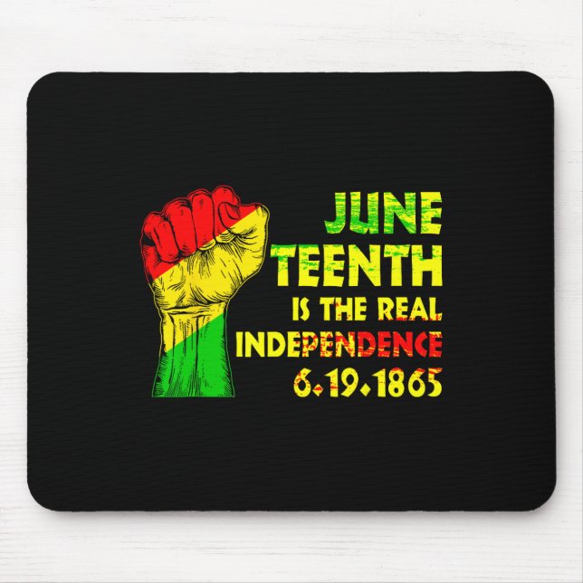 Is The Real Independence Day 1865 Freedom Pride 1  Mouse Pad (Front)