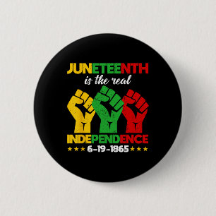 Is The Real Independence Day 1865 Freedom Pride 2  Inch Round Button