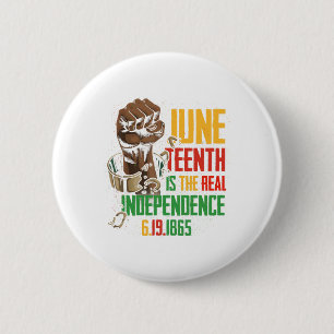 Is The Real Independence Day 1865 Freedom Pride 3 2 Inch Round Button