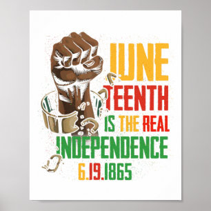 Is The Real Independence Day 1865 Freedom Pride 3 Poster