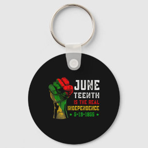 Is The Real Independence Day 1865 Freedom Pride 4  Keychain