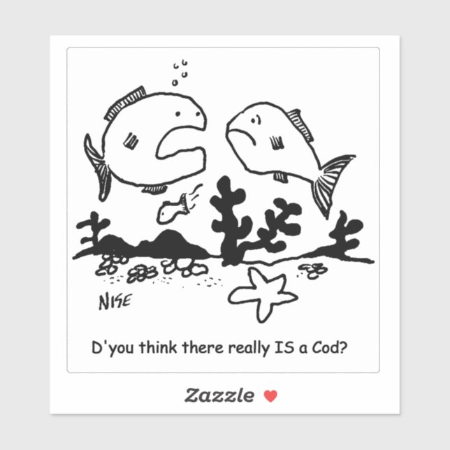 Is There a Cod? Cartoon. (Sheet)