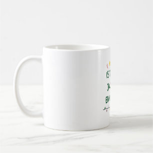 Is This Jolly Enough Black Cat Merry Christmas Tre Coffee Mug