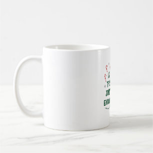Is This Jolly Enough Black Cat Merry Christmas Tre Coffee Mug