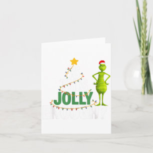 Is This Jolly Enough Funny Christmas Tree Lights H Card