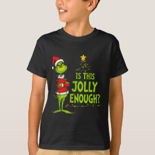 Is This Jolly Enough Funny Christmas Tree Lights H T-Shirt