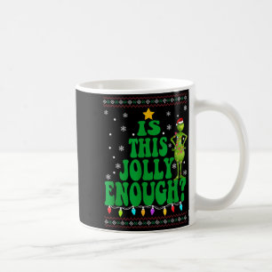 Is This Jolly Enough Merry Christmas Tree Lights F Coffee Mug
