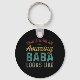 Is What An Amazing Baba Looks Like Father's Day  Keychain