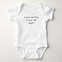 Is Your Milk Vegan Mom Baby Humour