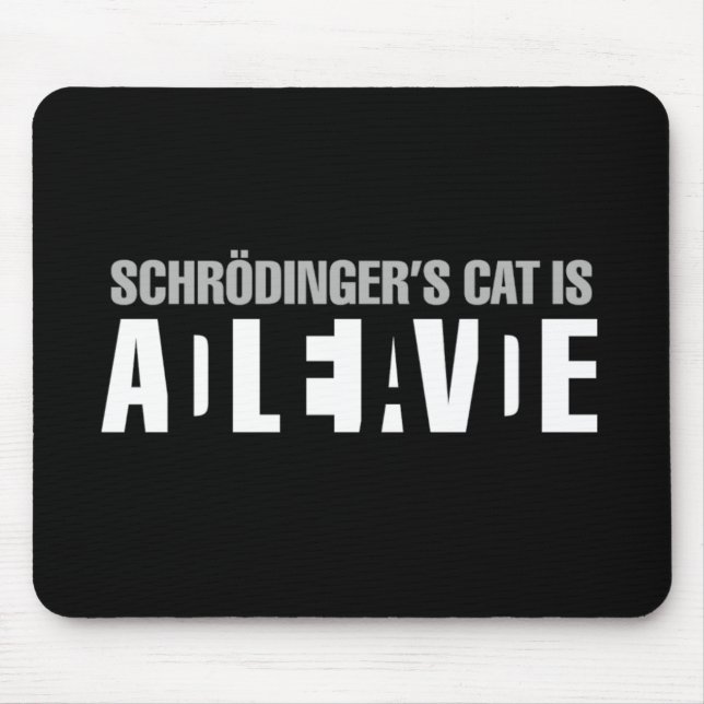 Is your mouse dead or alive? mouse pad (Front)