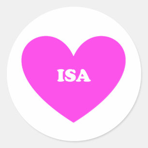 Isa Classic Round Sticker
