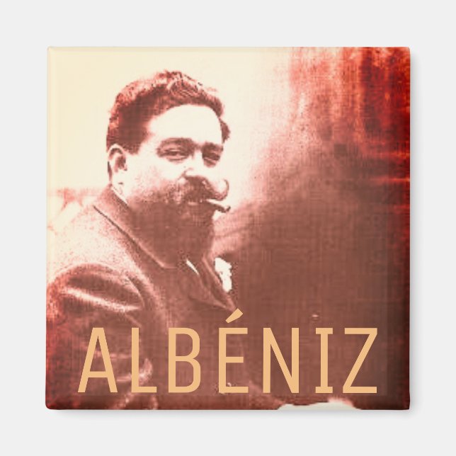 Isaac Albéniz Magnet (Front)