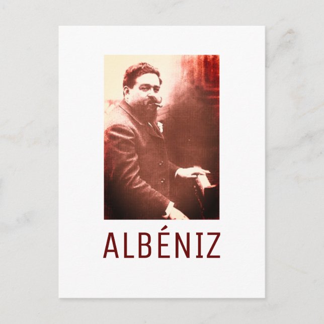 Isaac Albéniz Postcard (Front)