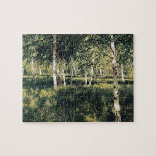 Isaac Levitan- Birch grove Jigsaw Puzzle