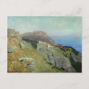Isaac Levitan- Corniche. Southern France. Postcard