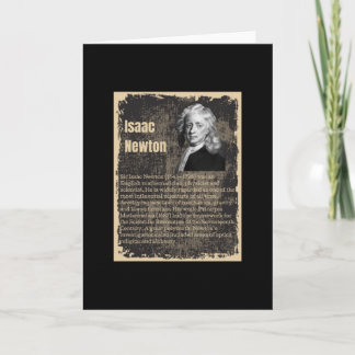 Isaac Newton Card