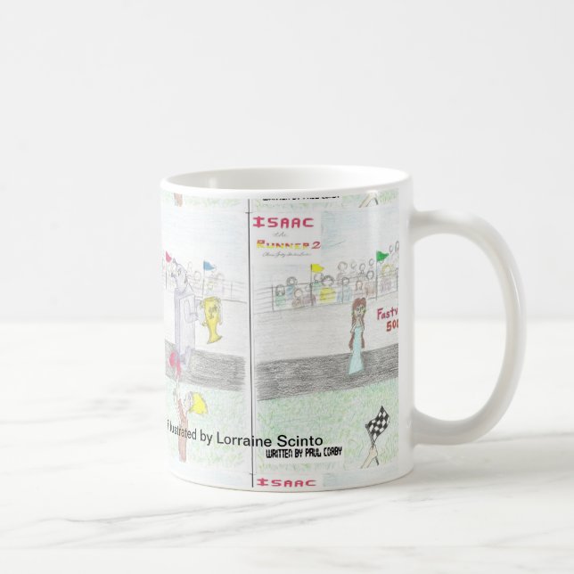 Isaac the Runner 2 coffee mug (Right)