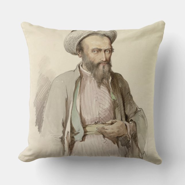 Isaac Throw Pillow (Front)