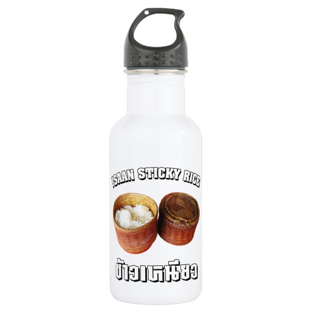 Isaan Sticky Rice [Khao Niao] 532 Ml Water Bottle (Front)