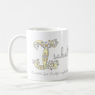 Isabel I nom et signification du monogramme mug