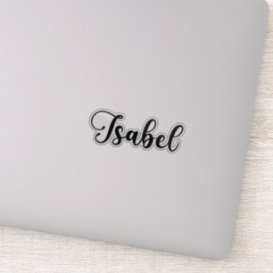 Isabel Name - Handwritten Calligraphy