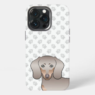Isabella And Tan Short Hair Dachshund Head & Paws iPhone 13 Pro Case