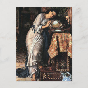 Isabella and the Pot of Basil by William Hunt Postcard