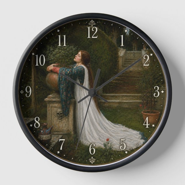 Isabella and the Pot of Basil   Clock (Front)