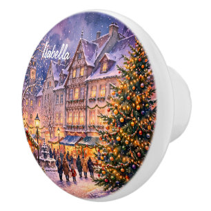 Isabella Christmas Village Ceramic Pull