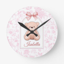 Isabella | Custom Pink Teddy Bear Nursery Design 