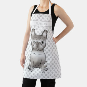 Isabella French Bulldog / Frenchie Cute Dog & Name Apron