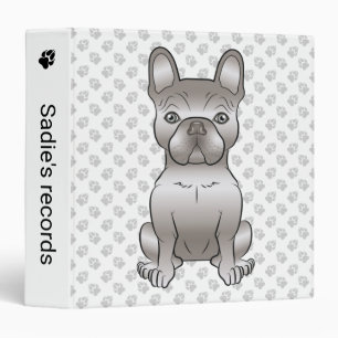 Isabella French Bulldog / Frenchie Cute Dog & Text Binder