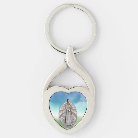 Isabella in the Clouds Keychain