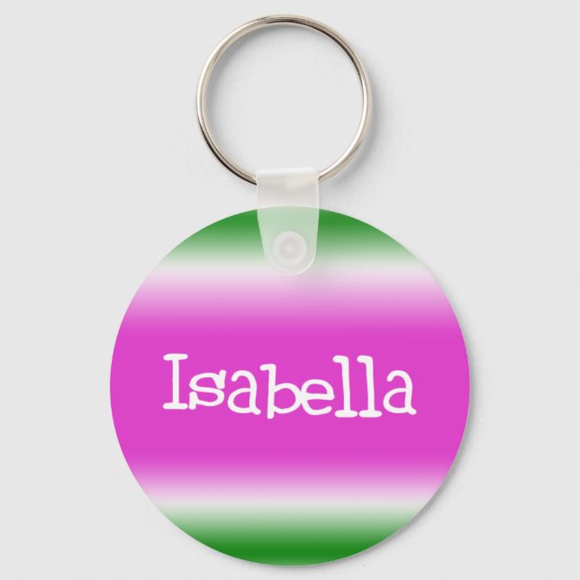 Isabella Keychain (Front)