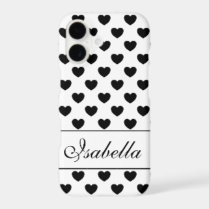 Isabella Name Template - Striking White And Black