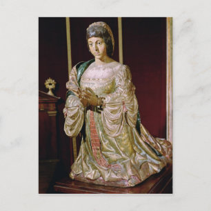 Isabella of Castile in Prayer, 1520-22 Postcard