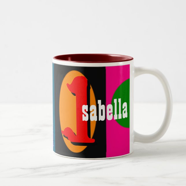 Isabella Personalized Name Mug (Right)