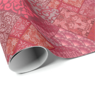 Isabella Red Wrapping Paper